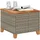 vidaXL Gartentisch 45 x 49,6 x 13,5 cm Grau