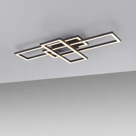 just light. LED-Deckenleuchte Iven Schwarz 65 x 34,8 cm