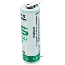 Saft LS14500CNA Lithium Batterie mit 2er Print Kontakten