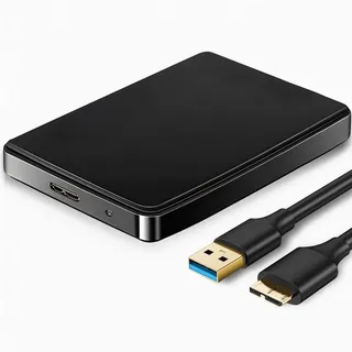 SSD Festplattengehäuse USB 3.0 2,5 Zoll SATA 3 HDD 7mm Festplatten Externes Gehäuse Portable Desktop Mobile Festplattenbox Festplatten-Gehäuse R...