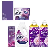 5tlg. Lenor Blütentraum Weichspüler 2in1 Waschmittel flüssig Wäscheparfüm Pods