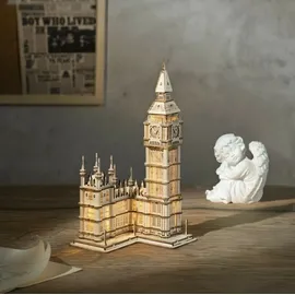 ROBOTIME Rolife 3D-Holz-Puzzle (Big Ben