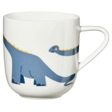 Asa Selection Kindertasse KIDS, Weiß - Fine Bone China - Brontosaurus Brutus 0,25 l