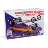 Round2 Plastikmodellbausatz 1/25 Ramchargers Dragster & Transporter Truck