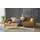 Soho Eckcouch Leder 3-Sitzer Braun