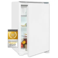 exquisit Einbaukühlschrank EKS5131-4-E-040E, 84.6 cm hoch, 56 cm breit, leistungsstarker Schlepptür-Kühlschrank mit 4-Sterne-Gefrierfach