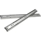 Ansobea Schubladenschienen 400mm, Kugelführungen mit 45 kg Tragkraft Vollauszüge, Schubladenauszug Teleskopschiene, Volle Stretchgröße 800mm, 1 Paar (2 Stück)