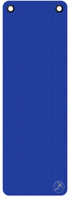 TRENDY SPORT ProfiGymMat mit Ösen 180 x 60 cm blau 1,5 cm