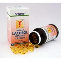 Hafesan Lachsöl Vitamin E Kapseln 80 Stück