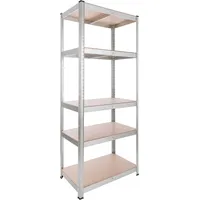 Arebos Schwerlastregal 180x75x45 cm | 875 kg | Steckregal