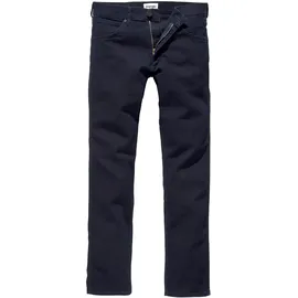 Wrangler Greensboro Jeans mit geradem Bein in Schwarzblau-W33 / L32