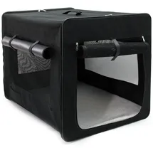 fudajo Faltbare Transportbox XXL Schwarz