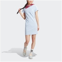 adidas Essentials Jerseykleid Damen Dress W 3S Fit T Dr, Blue Dawn/White, IC9885, S