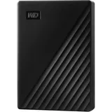 WD My Passport externe Festplatte 5 TB (mobiler Speicher, schlankes Design, herunterladbare Software, automatische Backups, Passwortschutz) Schwarz - auch kompatibel mit PC, Xbox und PS4