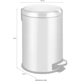 Wenko Leman 20 l edelstahl