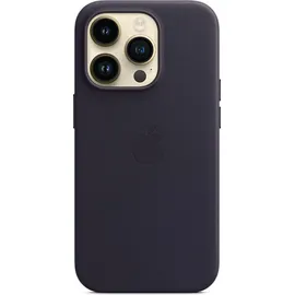 Apple iPhone 14 Leder Case mit MagSafe Mitternacht