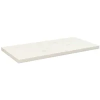 VidaXL Tischplatte Weiß 80x40x2,5 cm Massivholz Kiefer Rechteckig