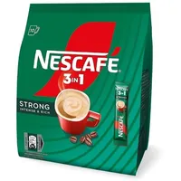 NESCAFE 3 in 1 Strong Instant Kaffee Beutel Packungen - 10 Sticks x je 14g