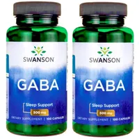 Swanson GABA Gamma Aminobutyric Acid Kapseln 100 St.