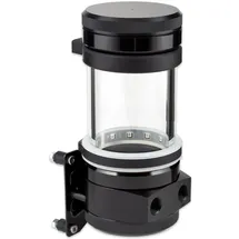 Aqua Computer ULTITUBE D5 100 PRO Ausgleichsbehälter für D5-Pumpen, Schwarz, Glas, Edelstahl, Submersible, Wasserpumpe
