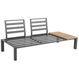 MWH Das Original MWH Reno Loungemöbelset Aluminium 4-tlg. - Grau