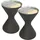 Novaliv Novaliv, Aschenbecher, 2x Standaschenbecher für draussen 60cm hoch 40cm Ø inklusive 2x Beutel Sand Standaschenbecher