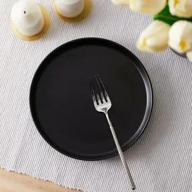 JIWOO Teller Ø 21 cm schwarz 4er Set
