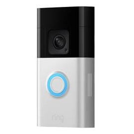 Ring B09WZBVWL9 IP-Video-Türsprechanlage Video Doorbell Plus Nickel (matt), Schwarz