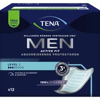 TENA Men Active Fit Absorbierende Protektoren Einlagen Level 1 Monatspaket - 96.0 Stück