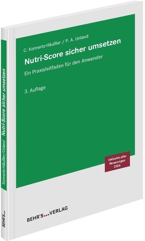 Nutri-Score Sicher Umsetzen - LL.M., Christine Konnertz-Häußler, Petra Alina Unland, Kartoniert (TB)