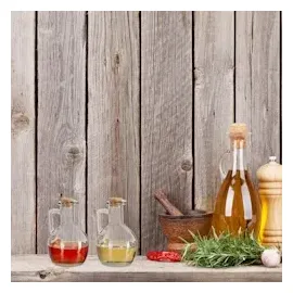 Relaxdays Öl- & Essigkanne 2er Set 180 ml Glas transparent