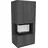 Kratki Kaminbausatz Floki Box links 8 kW Ø 160 Quarzsinter Naturali Pietra Di Savoia