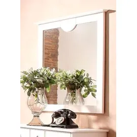 Home Affaire Spiegel HOME AFFAIRE "Klera", weiß, B:81cm H:81cm T:5cm, Glas, Spiegel, Breite 81 cm, aus massiver Kiefer, FSC-zertifiziert