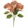 2474U Kunstblume Hortensienblüte lachsrosa ca. 45 cm naturgetreue Blüten Seidenblumen imitiert