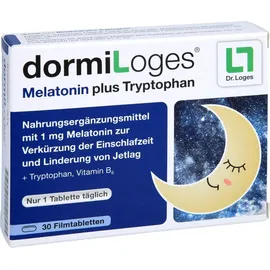 Dr. Loges dormiLoges Melatonin plus Tryptophan Filmtabletten 30 St.