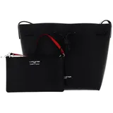 Lancaster Schultertasche Pur & Element City Shoulder Bag Noir / Rou
