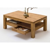 Robas Lund Couchtisch Massivholz Wohnzimmertisch Asteiche, Gordon, BxHxT 115 x 70 x 45 cm