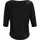 Winshape 3/4-Arm-Shirt MCS001 ultra leicht mit Neon blauem Glitzer-Aufdruck blau|schwarz S (34/36)