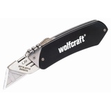 Wolfcraft Alu-Freizeitmesser mit Gürtelclip