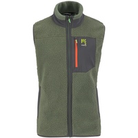 Karpos 80'S Fleece Vest Sweatshirt Herren Thyme/Black Sand Größe XL