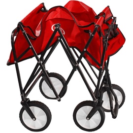 AXI Bollerwagen, rot, Textil, 103x62x54 cm, Freizeit, Campingzubehör, Campingausrüstung