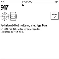 Hörger & Geßler Hutmutter DIN 917 M 20 x 2,5 Stahl blank