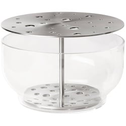 Fritz Hansen - Ikebana Vase Large, Edelstahl / Glas