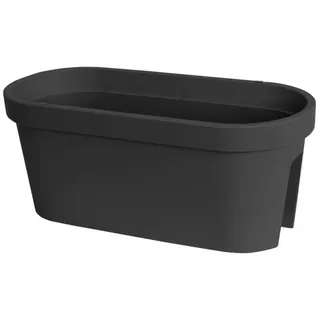 None Pflanztopf Geländer 60 59 x 24,5 x 24,5 cm Schwarz