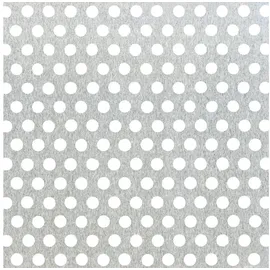 GAH Alberts Lochblech Aluminium natur 250 x 1,5 x 500 mm runde Lochung
