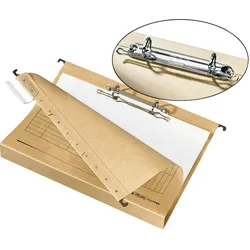 herlitz Hängesammler UniReg mit Ringmechanik chamois