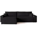 bromarkt Ecksofa Schwarz, & Couches, Wohnlandschaften, Ecksofas
