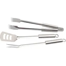 Trendline Grillbesteck Edelstahl 3-teilig silber