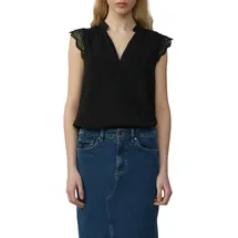 QS Blusentop schwarz M