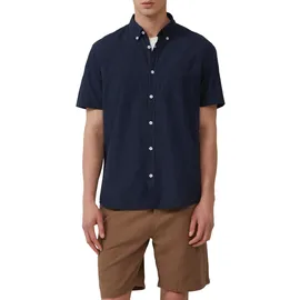 s.Oliver Regular Fit: Kurzarmhemd mit Struktur-Streifen und Button-Down-Kragen